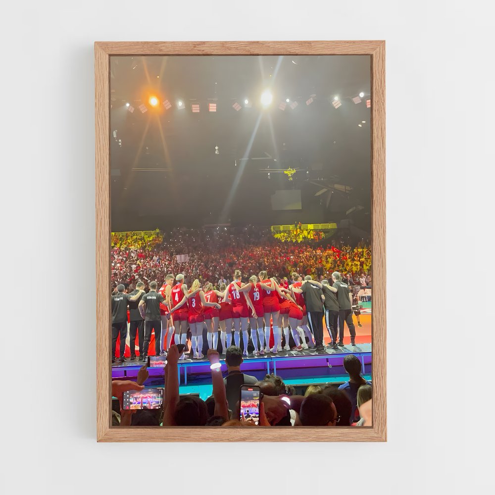 Poster La Passion du Volley – affiche Volleyball (vue 4)